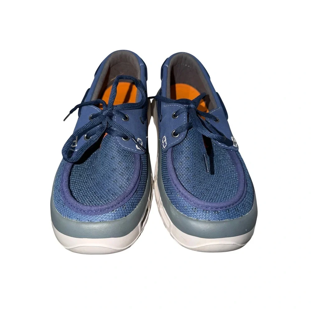 SoftScience Fin 3.0 Boat Fishing Shoes Blue Men 10 Women 12 Water Shoes